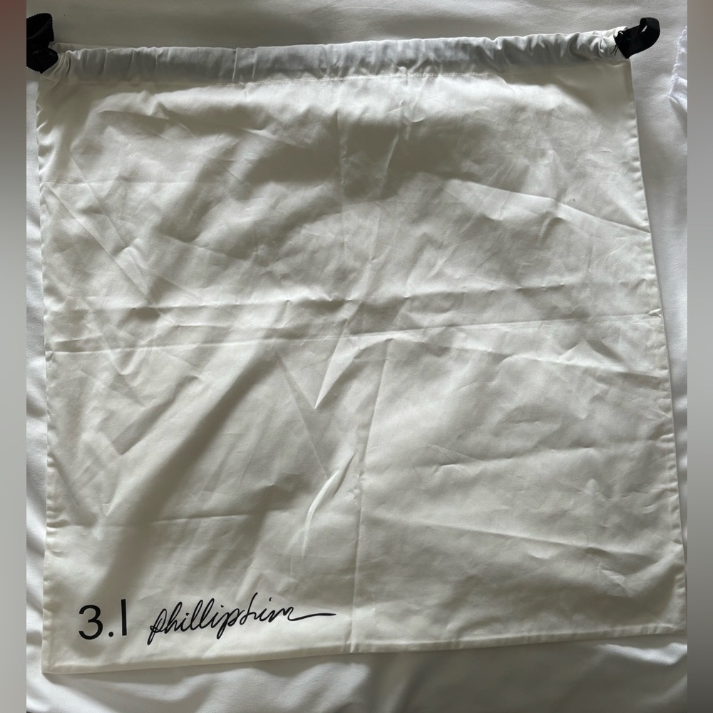 3.1 Phillip Lim White Bag with Black Accents